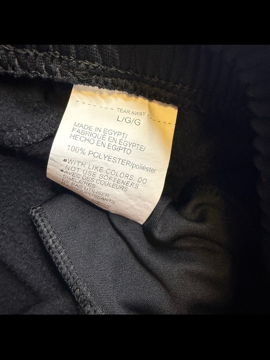 Under Armour Men's Black Fleece Jogger Pants 100% Polyester Activewear L Loose - Picture 9 of 11